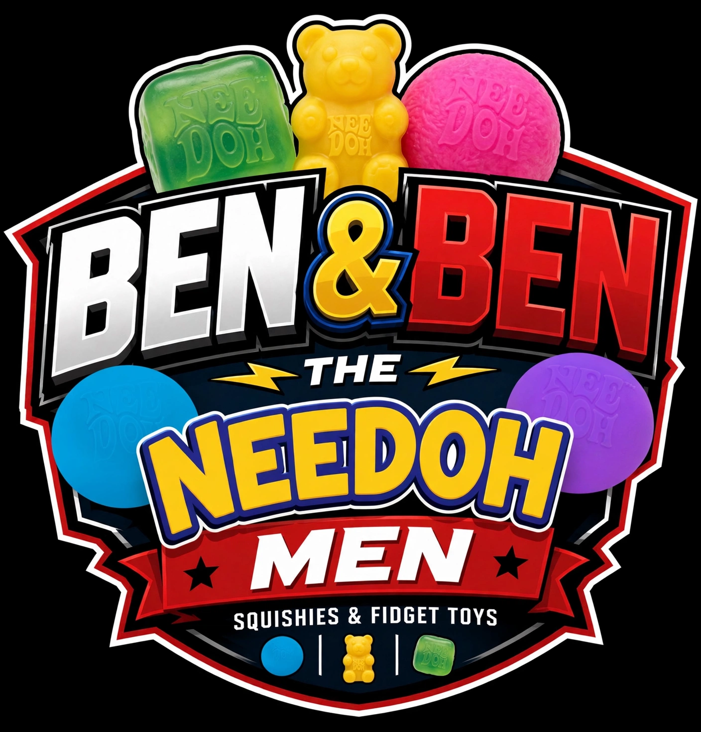 Ben and Ben the NeeDoh Men logo